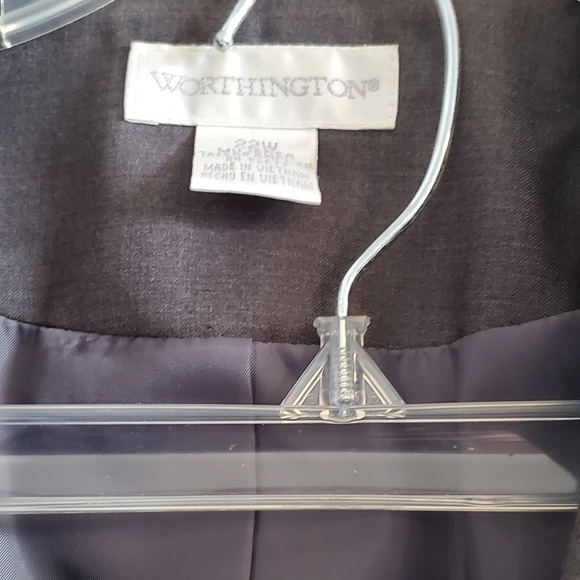 Worthington Skirt Suit - Gray - Size 22 - Picture 3 of 7